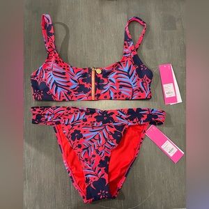 Lilly Pulitzer Bikini - bottoms size 10, top size 8 NWT